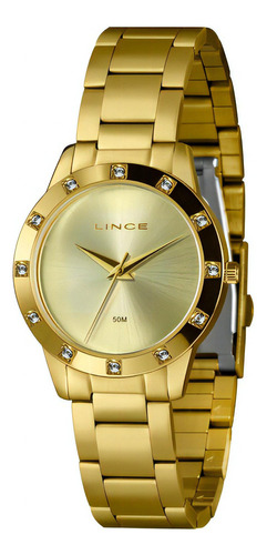 Relógio Lince Lrg4735l34 Cxkx Dourado