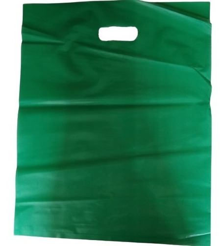 Bolsas Plasticas Tipo Boutique De 40x50 Color Verde