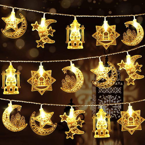 Ramadán Eid Cuerdas De Luces Luz De Hadas 450cm 30 Led