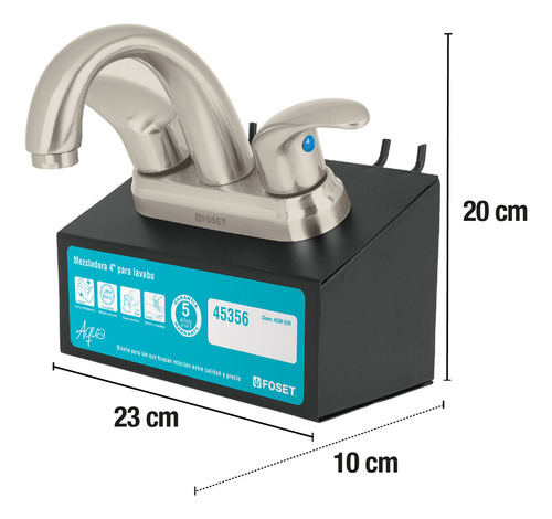 Exhibidor Con Mezcladora Aqm-52n Foset 55970