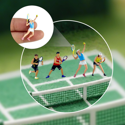 4x 1:64 Figuras En Miniatura De Escala Figuras De Personas