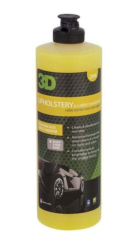 Upholstery & Carpet Shampoo-p/ Limpieza De Alfombras 1/2l-3d