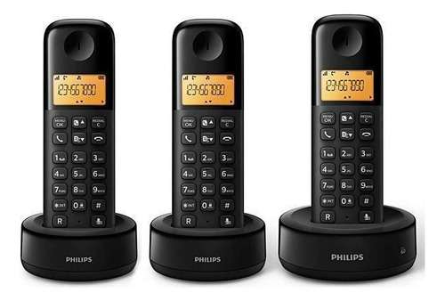 Teléfono inalámbrico Philips D1303b (3) - Negro