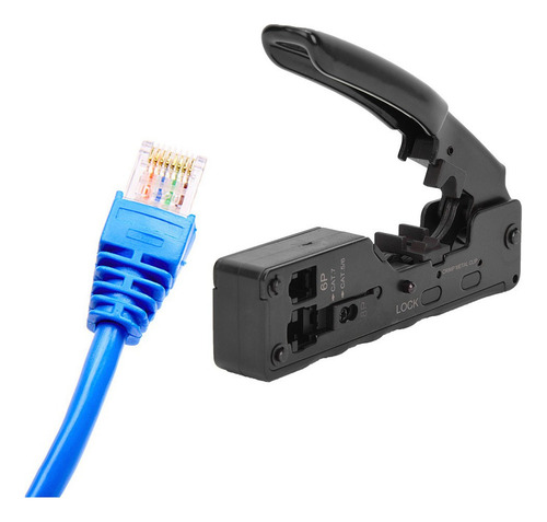 Alicate Multifuncional Para Cabos De Rede Rj45, Conectores
