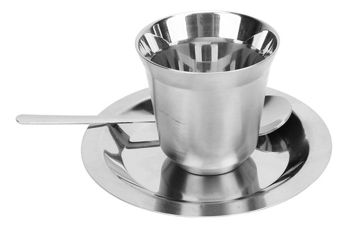 Juego De Tazas De Café De 80 Ml For Capuchino De Acero Inox