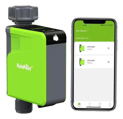 Programador Riego Rain Point Bluetooth Compatible Wifi App