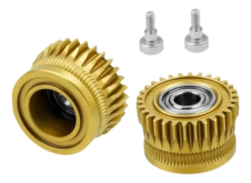 2x All Metal Filament Drive Gears Engranaje De Doble