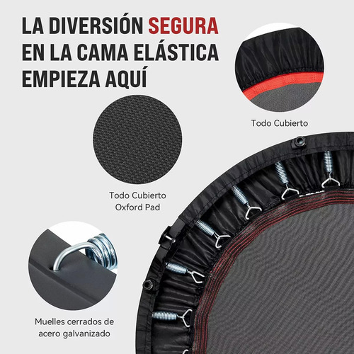 Trampolín Para Ejercicio Fitness Plegable Mini Brincolín