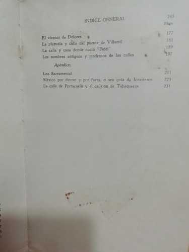 Las Calles De México/ Luis González Obregón (Usado)