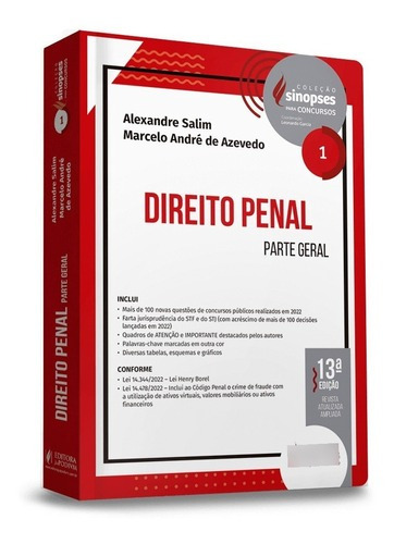 Sinopses Para Concursos - Direito Penal Parte Geral