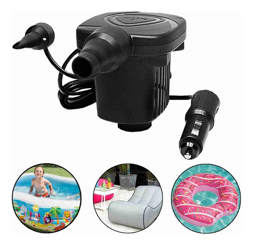 Minibomba De Coche Dc, Eléctrica Portátil, 12 V, Inflado Par