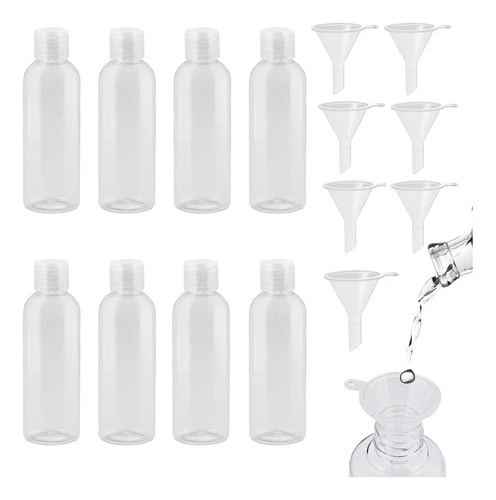 Vacías Para Apretar De 3,4 Oz/100ml, Champú, Loción,