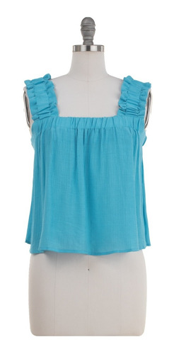 Blusa Tirantes Corta Holgada Fresca Primaveral Strapless.