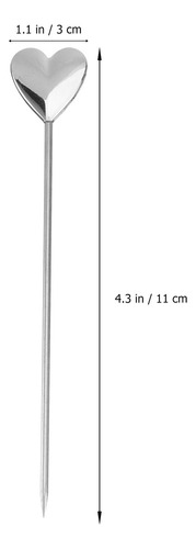 Palitos De Metal Para Decorar, 6 Unidades