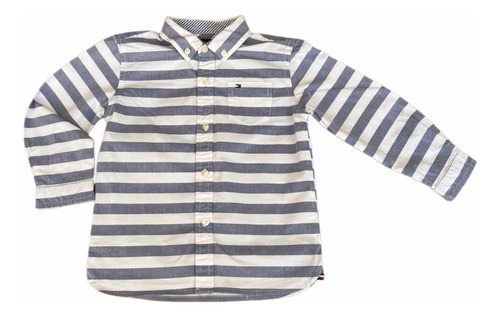 Camisa Tommy Hilfiger De Nene - Rayada - Talle 3t Importada!