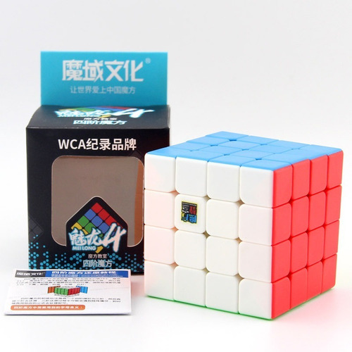 Cubo Mágico 4x4x4 Moyu Meilong Colorido Pronta Entrega