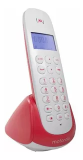 Telefone Digital Sem Fio Motorola Moto700-s Branco/vermelho