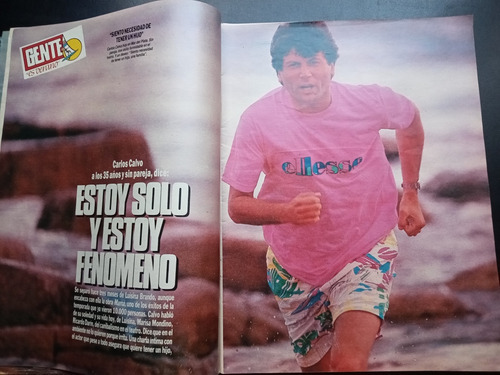 Gente 1225 Carlos Calvo Darín Alfonsín Menem 1989 12/1 E (Usado)