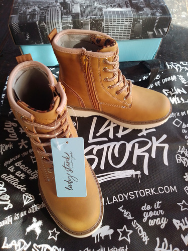 Borcegos N31 Color Camel Lady