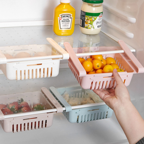 D Caja De Almacenamiento De Cocina, Cajón Extraíble, Cesta
