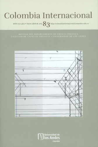 Colombia Internacional No. 83: Colombia Internacional No. 83, De Varios Autores. Serie 15612-83, Vol. 1. Editorial U. De Los Andes, Tapa Blanda, Edición 2015 En Español, 2015