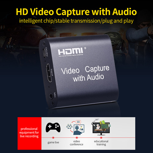 Juego De Audio Capture Card Capture Con Dos Entradas Usb 2.0