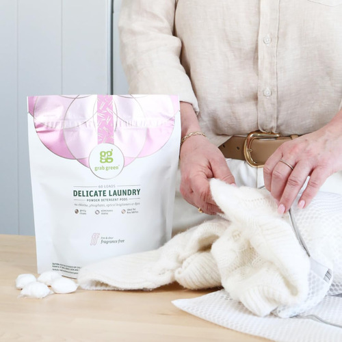 Cápsulas De Detergente Para Roupa Grab Green Delicate 60 Uni