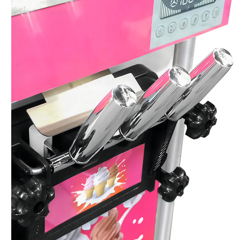 Máquina De Sorvete Expresso 3 Sabores Conservação Noturna 220V