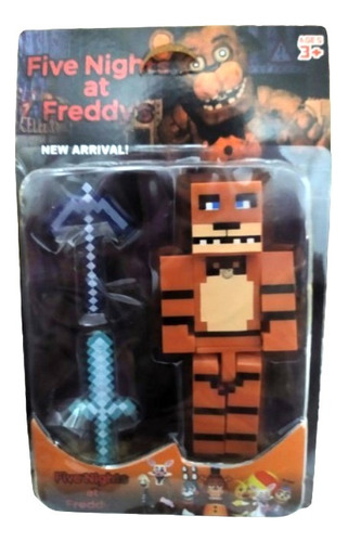 Muñeco Freddy De Five Nights At Freddy's Versión Minecraft