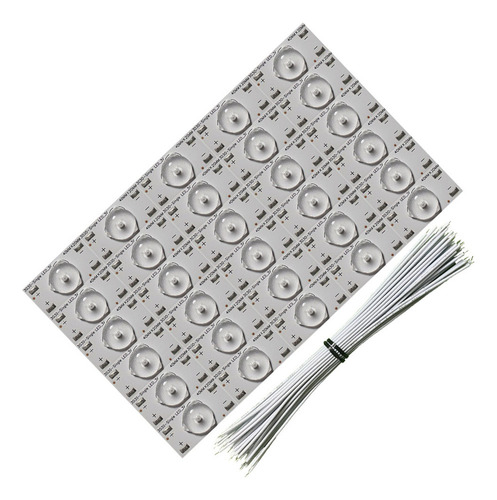 100 Lentes Redondo De Una Sola Luz 2w 6v 22 - 75 Universal