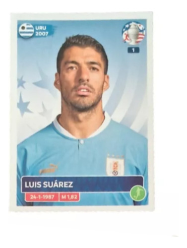 Figurita Luis Suarez Copa America Usa 2024 Cromos Uruguay