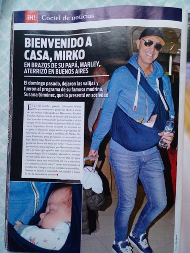 Hola Argentina N° 370 12/12/17 Awada Geraldine Chaplin Mirko (Usado)