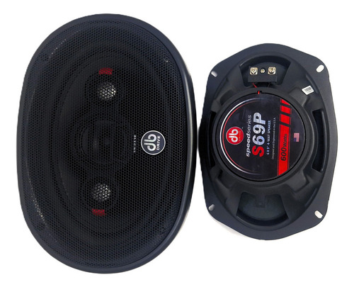 Bocinas Coaxiales Db Drive S69p 250w Rms 6x9 Pulgadas 4 Vías