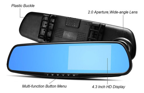 Bh Compatible Cámara De Salpicadero Dvr Para Coche, Lente