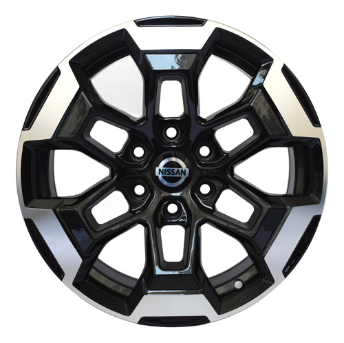 Rines 16 Nissan Np300 6-114.3 ( 2 Pzas ) !!! Negro Diamantado