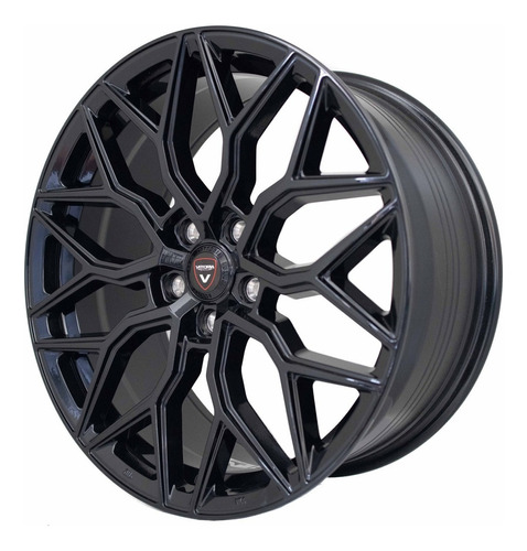 Rodas 19 Vittoria Detroit 5x112 Golf Jetta Passat Fusca Cor Preto-brilhante