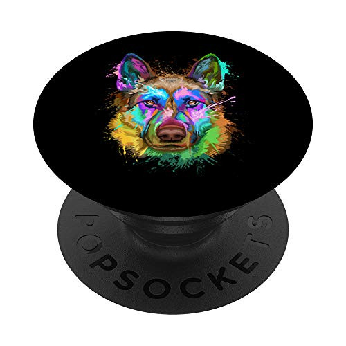 Splash Art German Shepherd Dog Popsockets Popgrip: Zm88k