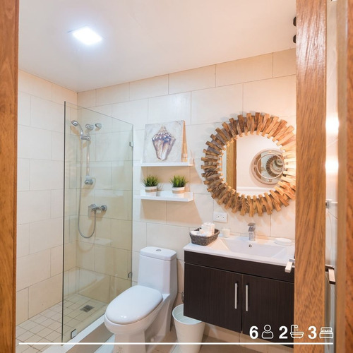 Apartamento En Alquiler Con Acceso Directo A La Playa Desde El Edificio En Juan Dolio, San Pedro De Macorís
