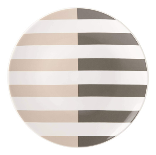 Kate Spade Nolita Gray Accent Plate, 1.43 Lb,