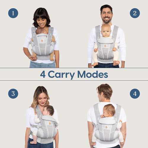 Portabebés Ergobaby Omni Breeze De Malla Transpirable Camel