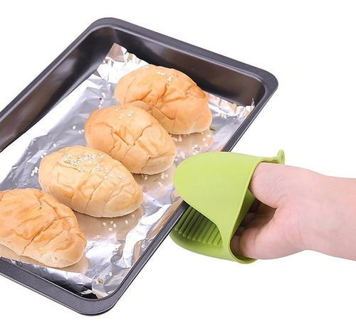Imagen 3 de 10 de Manopla Agarradera De Silicona Para Horno X Unidad