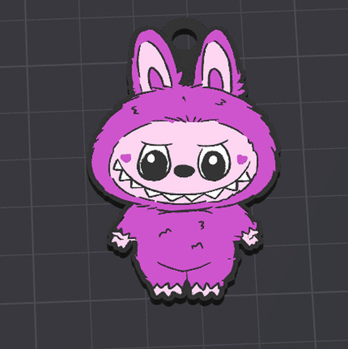 Labubu Monsters Kawaii - 14cm Con Llavero De Regalo! En 3d