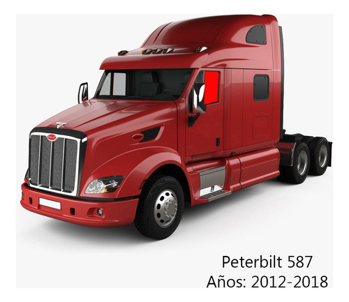 Vidrio Puerta Izquierda Kw T2000 Peterbilt387 Y Compatibles