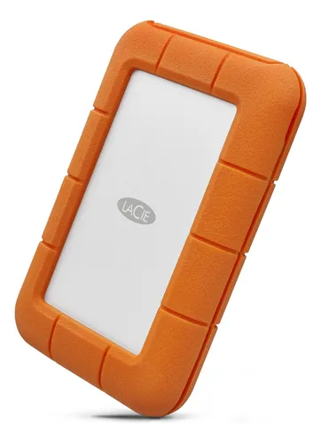 Disco Externo Lacie 5tb Usb-c 130mbs Rugged Naranjo
