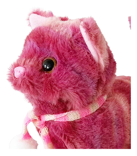 Gato Robótico Kitty Brinquedo Robô Gato Brinquedo Vermelho