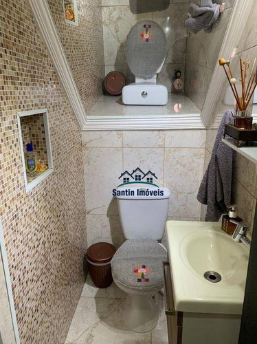 Imagem 11 de 14 de Sobrado Com 3 Dormitórios(01 Suíte E 01 Reversível ) Espaço Gourmet, 02 Vagas Cobertas À Venda, 131 M² - Ferrazópolis - São Bernardo Do Campo/sp - So0434