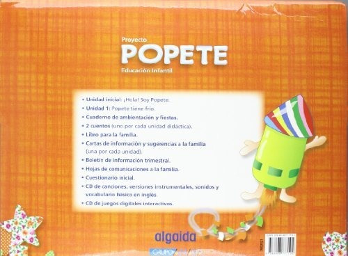 Proyecto Educación Infantil. Popete 2 Años Algaida. 1º Trime