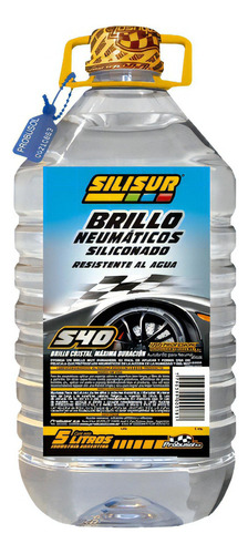 Revividor Siliconado S40 Resiste Al Agua Silisur Carwash 5lt Color Incoloro