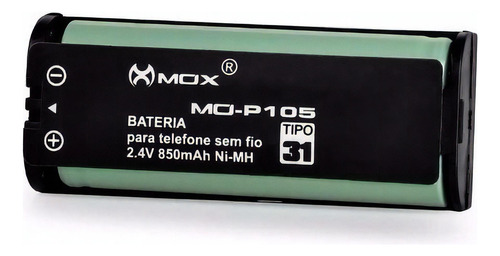 Bateria Mox Mo-p105 Para Telefone Sem Fio Panasonic Hhr-p105