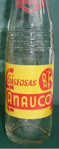 Imagen 1 de 4 de Anauco De Caracas Botella Antigua De Coleccion